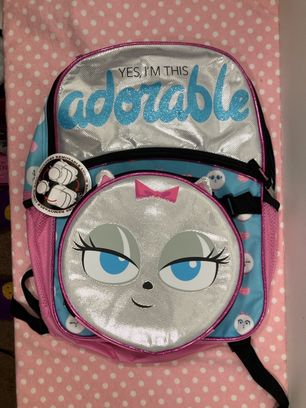 THE SECRET LIFE OF PETS 2 backpack, and lunch bag